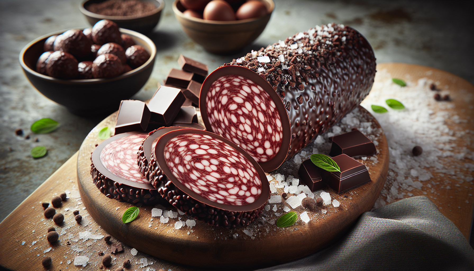 salame di cioccolato senza uova